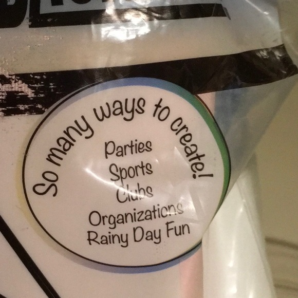 Glass Chalk Original Drawstring Backpack Style Your Own 14" X 15" Pink Color NWT - Picture 4 of 7